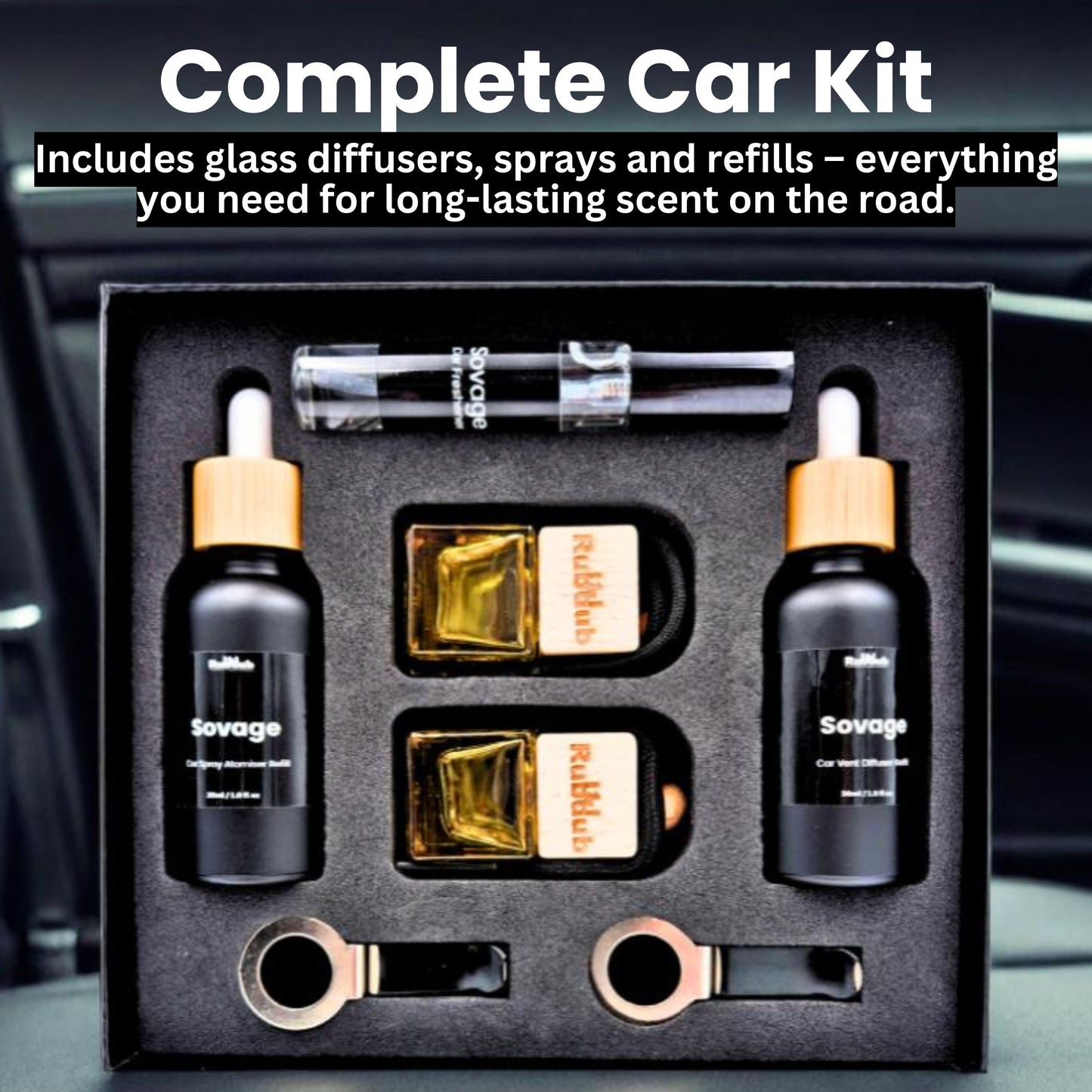 Sovage – Luxury Car Fragrance Set