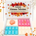 Rubdub Autumn compact box containing four wax melt bars