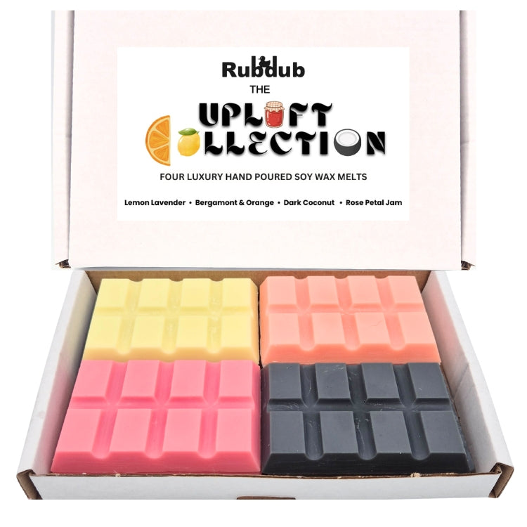 The Uplift Collection - Rose Petal Jam / Orange & Bergamont / Dark Coconut / Lemon Lavender
