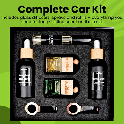 Lime, Basil & Mandarin – Luxury Car Fragrance Set