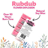 Flower Explosion 50g Wax Melt Snap Bar. 50 Hrs+ Burn Time