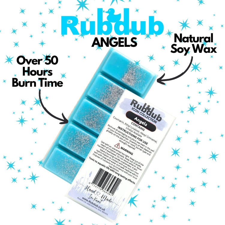 Angels 50g Wax Melt Snap Bar. 50 Hrs+ Burn Time