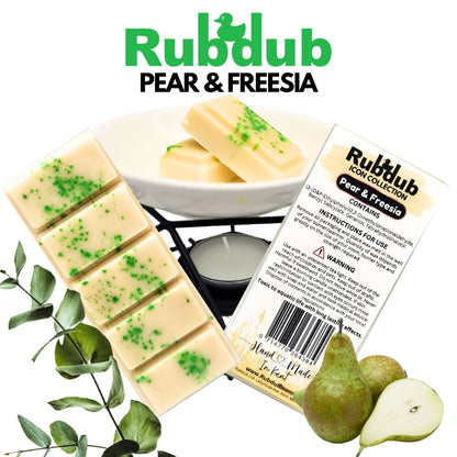 Pear and Freesia 50g Wax Melt Snap Bar. 50 Hrs+ Burn Time