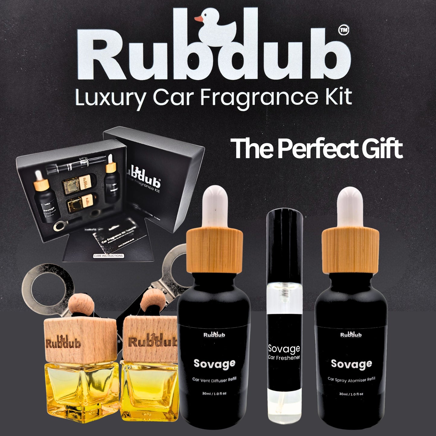Sovage – Luxury Car Fragrance Set
