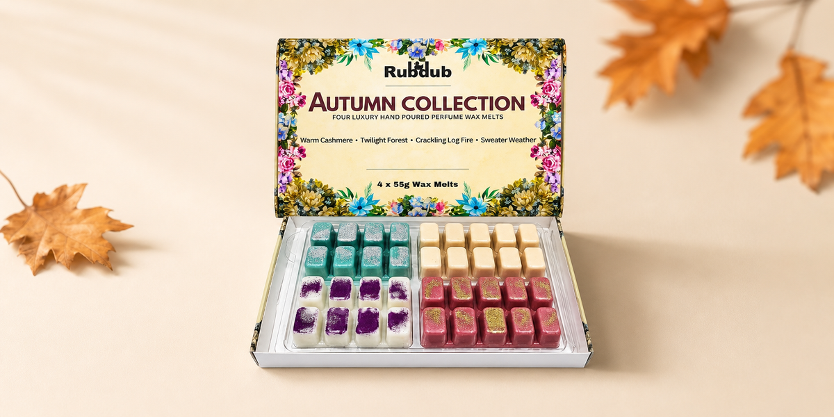 Rubdub autumn wax melt collection