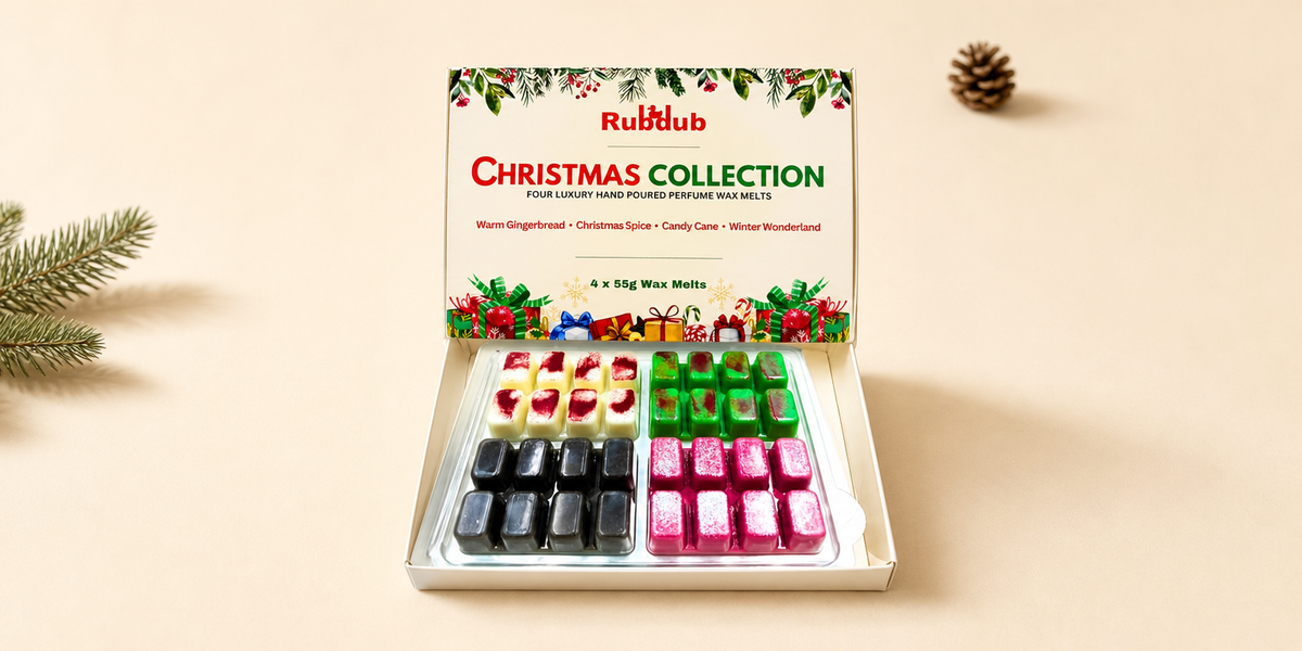 Rubdub christmas wax melt collection